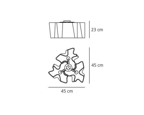 Купить Накладная люстра Artemide 0693020A| VIVID-LIGHT.RU