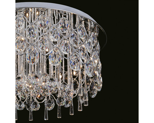 Сделать заказ Накладная люстра Illuminati MX103910-28A chrome/clear| VIVID-LIGHT.RU