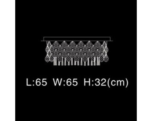 Сделать заказ Накладная люстра Illuminati MX103910-28A chrome/clear| VIVID-LIGHT.RU