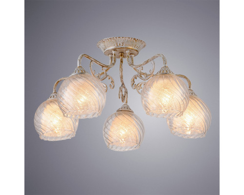 Заказать Накладная люстра ARTE Lamp A7062PL-5WG| VIVID-LIGHT.RU