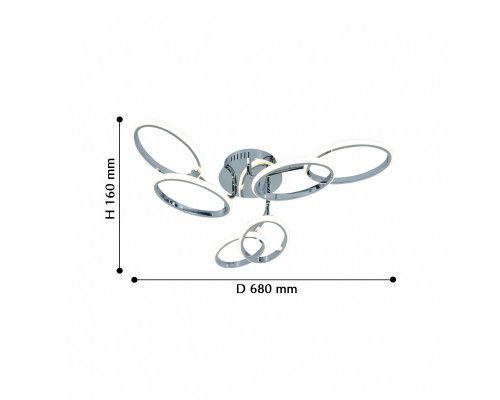 Оформить заказ Накладная люстра F-Promo 2377-6U| VIVID-LIGHT.RU