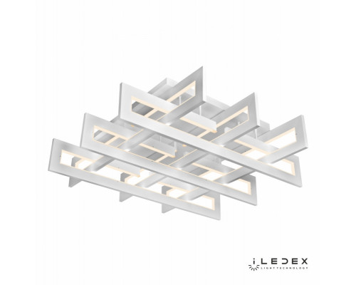 Сделать заказ Накладная люстра iLedex 9082-800*800-X 192W WH| VIVID-LIGHT.RU