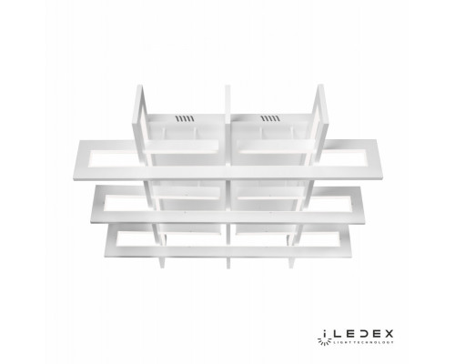 Сделать заказ Накладная люстра iLedex 9082-800*800-X 192W WH| VIVID-LIGHT.RU