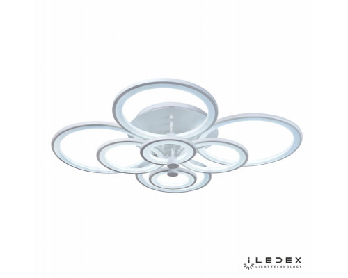 Оформить заказ Накладная люстра iLedex A001/8 WH| VIVID-LIGHT.RU