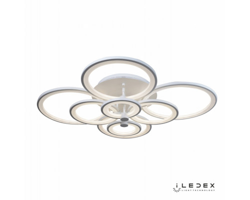 Заказать Накладная люстра iLedex A001/8 WH| VIVID-LIGHT.RU