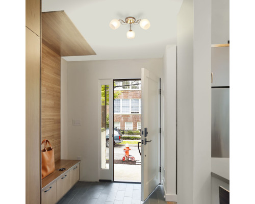 Купить Накладная люстра Eurosvet 30138/3 золото| VIVID-LIGHT.RU