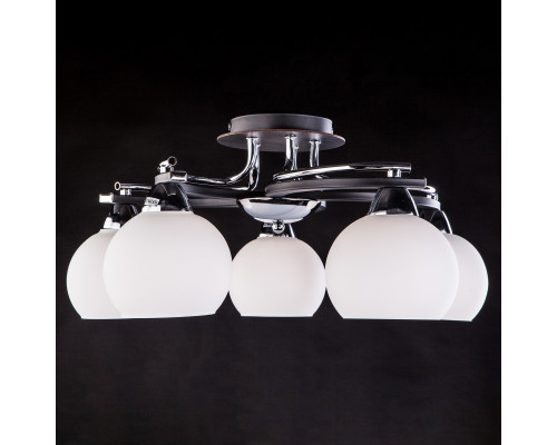 Заказать Накладная люстра Eurosvet 9654/5 хром/венге| VIVID-LIGHT.RU