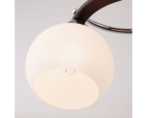 Заказать Накладная люстра Eurosvet 9654/5 хром/венге| VIVID-LIGHT.RU