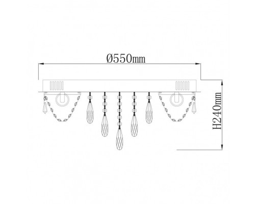 Сделать заказ Накладная люстра DeMarkt 366012806| VIVID-LIGHT.RU