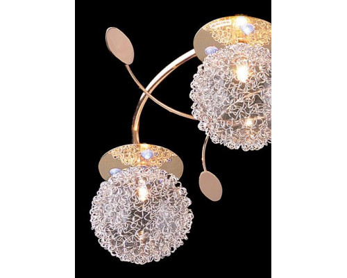 Сделать заказ Накладная люстра Eurosvet 4800/9 золото/синий+красный+фиолетовый| VIVID-LIGHT.RU