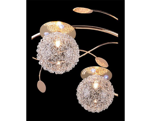 Сделать заказ Накладная люстра Eurosvet 4800/9 золото/синий+красный+фиолетовый| VIVID-LIGHT.RU