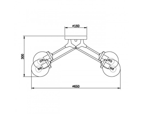 Сделать заказ Накладная люстра Vele Luce VL1872L06| VIVID-LIGHT.RU