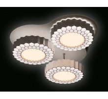 Накладная люстра Ambrella Light FH12/3 WH 96W D500