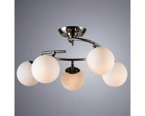 Оформить заказ Накладная люстра ARTE Lamp A2717PL-5SS| VIVID-LIGHT.RU