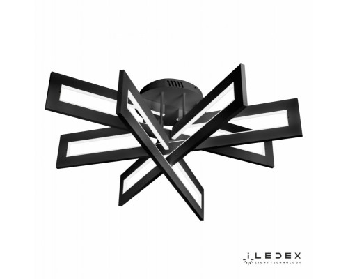Сделать заказ Накладная люстра iLedex 9082-R800-X 128W BK| VIVID-LIGHT.RU