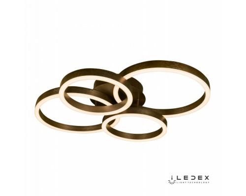 Заказать Накладная люстра iLedex 6815-300/400-X-T Coffee| VIVID-LIGHT.RU