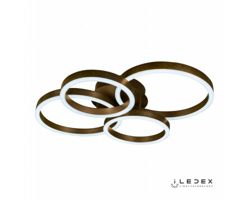 Заказать Накладная люстра iLedex 6815-300/400-X-T Coffee| VIVID-LIGHT.RU