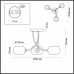 Купить Накладная люстра LUMION 4550/3C| VIVID-LIGHT.RU