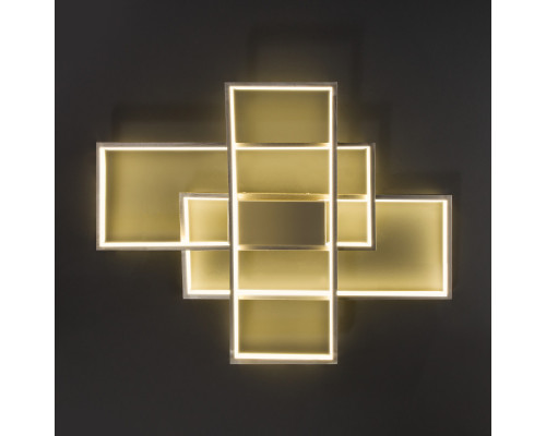 Оформить заказ Накладная люстра Eurosvet 90177/3 сатин-никель| VIVID-LIGHT.RU