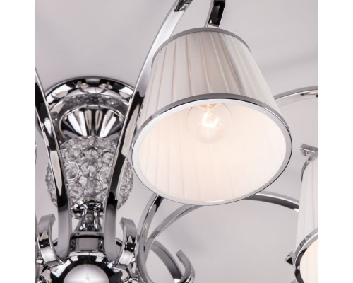 Купить Накладная люстра Eurosvet 60088/8 хром| VIVID-LIGHT.RU