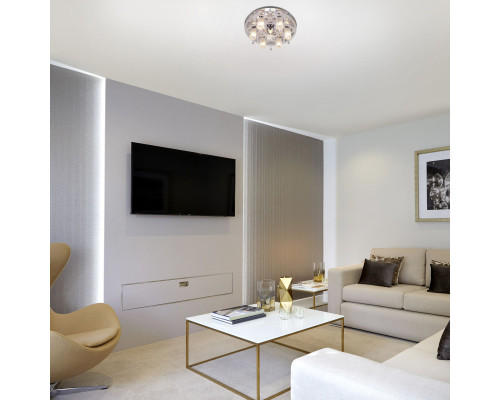 Купить Накладная люстра Eurosvet 70202/7 хром/синий+красный+фиолетовый| VIVID-LIGHT.RU