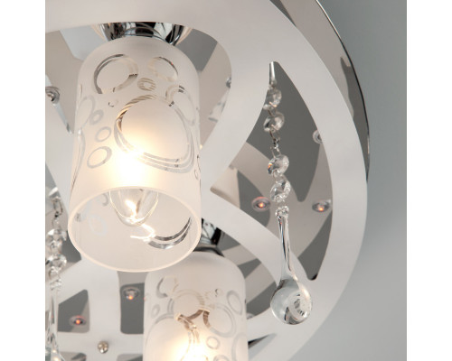 Купить Накладная люстра Eurosvet 70202/7 хром/синий+красный+фиолетовый| VIVID-LIGHT.RU