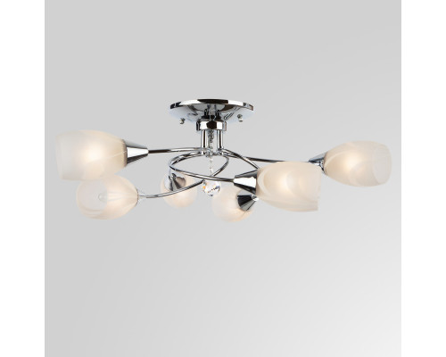 Сделать заказ Накладная люстра Eurosvet 2275/6 хром| VIVID-LIGHT.RU