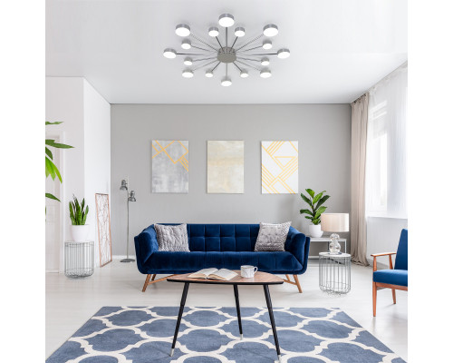 Заказать Накладная люстра Eurosvet 90242/16 хром| VIVID-LIGHT.RU