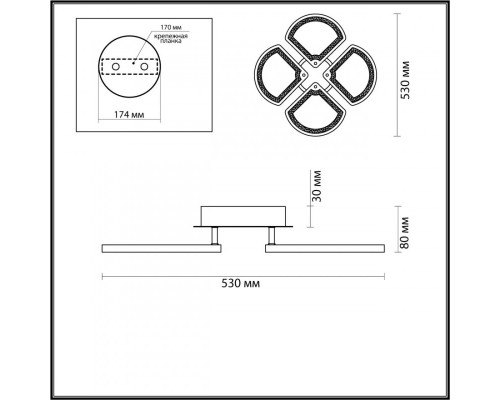 Заказать Накладная люстра LUMION 5200/99CL| VIVID-LIGHT.RU