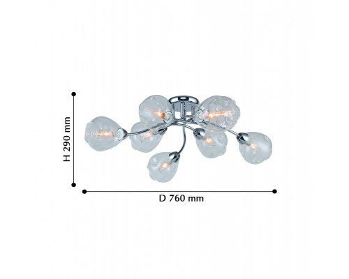 Заказать Накладная люстра F-Promo 2340-8U| VIVID-LIGHT.RU