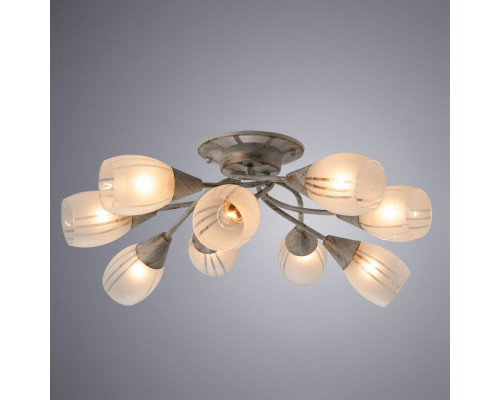 Заказать Накладная люстра ARTE Lamp A2701PL-9WG| VIVID-LIGHT.RU
