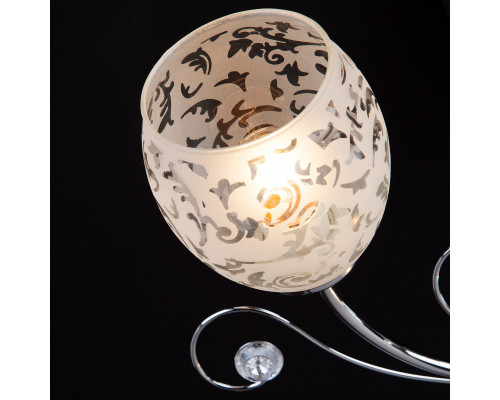 Заказать Накладная люстра Eurosvet 9677/3 хром| VIVID-LIGHT.RU