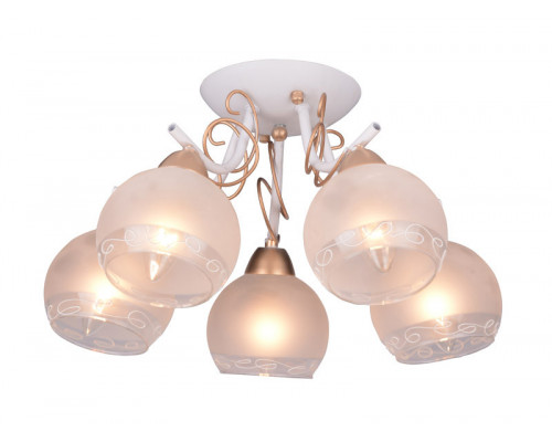 Купить Накладная люстра TOPLIGHT TL3790X-05WH| VIVID-LIGHT.RU