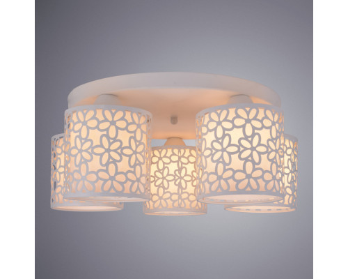 Оформить заказ Накладная люстра ARTE Lamp A8349PL-5WH| VIVID-LIGHT.RU