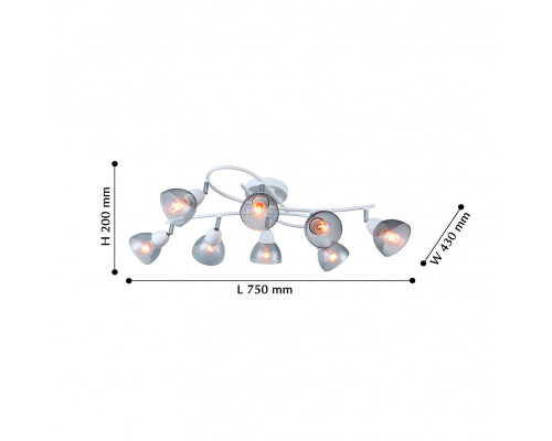 Заказать Накладная люстра F-Promo 2350-8U| VIVID-LIGHT.RU