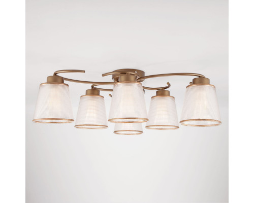 Оформить заказ Накладная люстра Eurosvet 60075/6 античная бронза| VIVID-LIGHT.RU