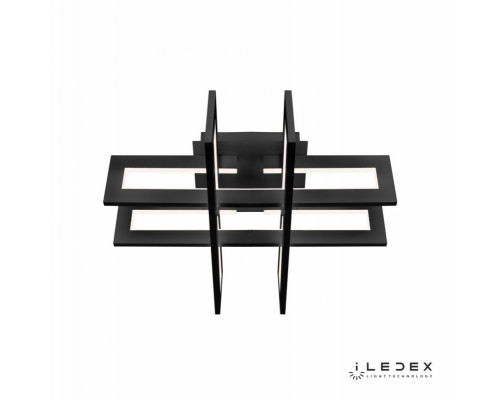 Оформить заказ Накладная люстра iLedex 9082-600*600-X 96W BK| VIVID-LIGHT.RU