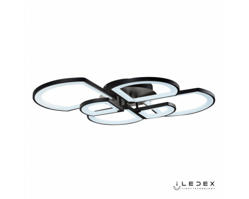 Сделать заказ Накладная люстра iLedex 6882/6 BK| VIVID-LIGHT.RU