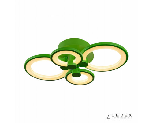 Купить Накладная люстра iLedex A001/4 Green| VIVID-LIGHT.RU