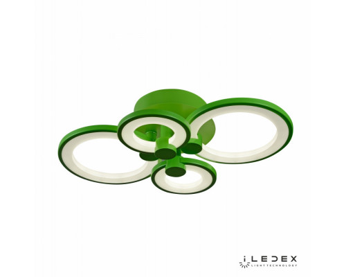 Купить Накладная люстра iLedex A001/4 Green| VIVID-LIGHT.RU