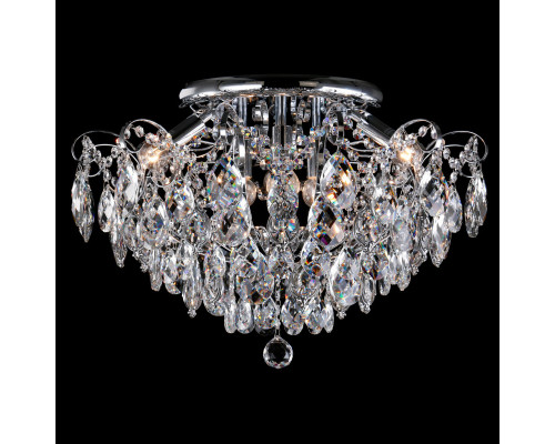 Заказать Накладная люстра Eurosvet 10081/6 хром/прозрачный хрусталь Strotskis| VIVID-LIGHT.RU