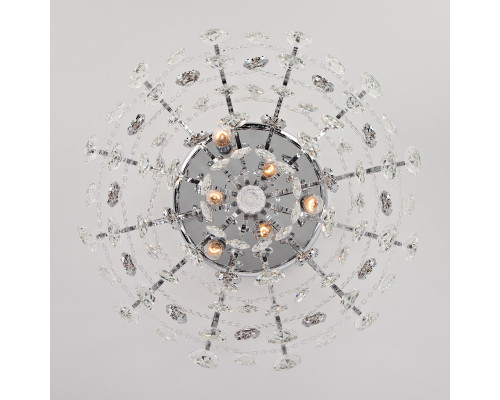 Заказать Накладная люстра Eurosvet 10081/6 хром/прозрачный хрусталь Strotskis| VIVID-LIGHT.RU