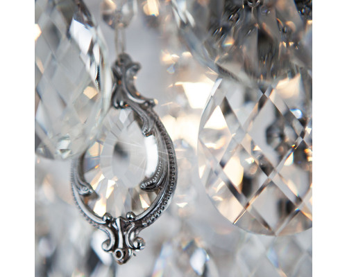 Заказать Накладная люстра Eurosvet 10081/6 хром/прозрачный хрусталь Strotskis| VIVID-LIGHT.RU