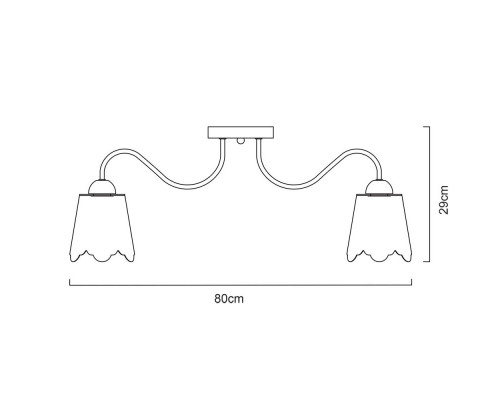 Сделать заказ Накладная люстра ARTE Lamp A2032PL-8WG| VIVID-LIGHT.RU