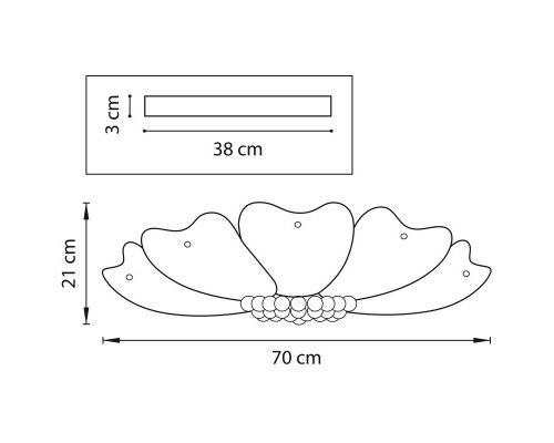 Оформить заказ Накладная люстра Lightstar 804040| VIVID-LIGHT.RU