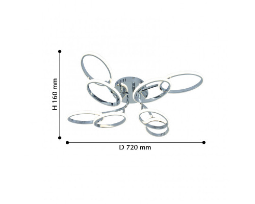 Заказать Накладная люстра F-Promo 2377-8U| VIVID-LIGHT.RU