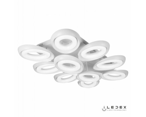 Заказать Накладная люстра iLedex FS-011-X10 240W WH| VIVID-LIGHT.RU