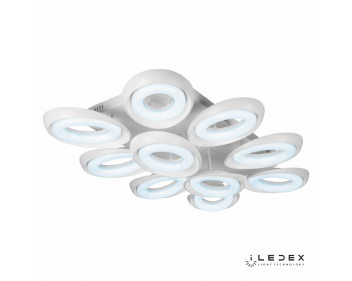 Сделать заказ Накладная люстра iLedex FS-011-X10 240W WH| VIVID-LIGHT.RU