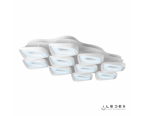 Сделать заказ Накладная люстра iLedex FS-012-X10 240W WH| VIVID-LIGHT.RU