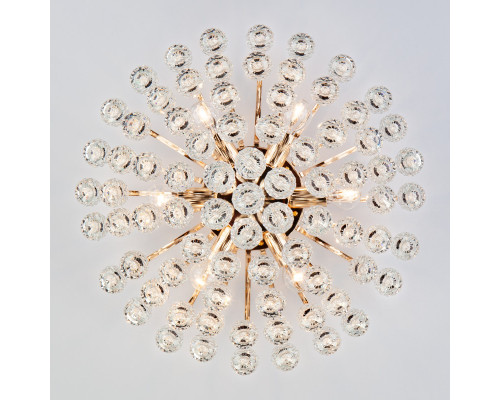 Заказать Накладная люстра Eurosvet 3299/6 золото/прозрачный хрусталь Strotskis| VIVID-LIGHT.RU